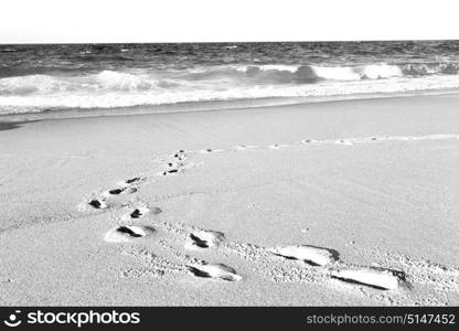 relax near sky in oman coastline sea ocean gulf rock and beach