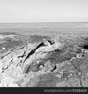 relax near sky in oman coastline sea ocean gulf rock and beach