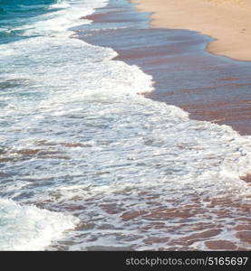 relax near sky in oman coastline sea ocean gulf rock and beach