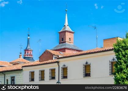 Religious architecture, church in Alcala de Henares, Madrid province, Spain
