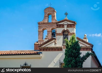 Religious architecture, church in Alcala de Henares, Madrid province, Spain