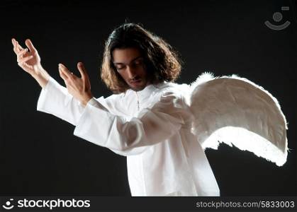 Religious concept with angel