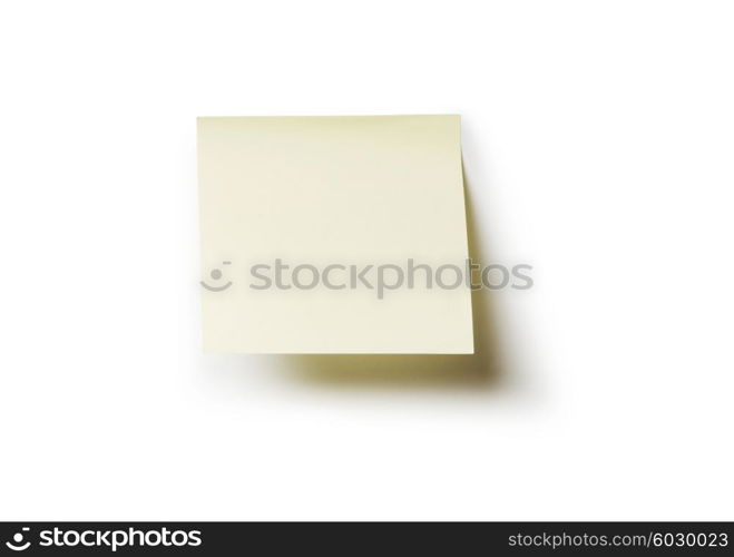 Reminder notes isolated on the white background