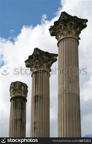 Remnant ruin of Corinthian columns