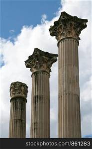 Remnant ruin of Corinthian columns