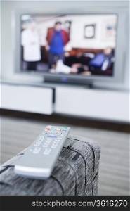 Remote control and television set