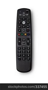 Remote control for TV on a white. Remote control for TV