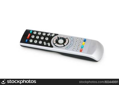 Remote control isolated on the white background