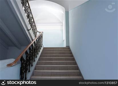 renovated staircase in the entrance