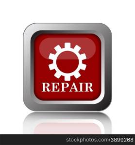 Repair icon. Internet button on white background