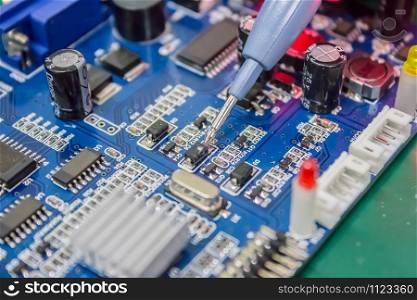 Repair of computers and electronic metering parameters