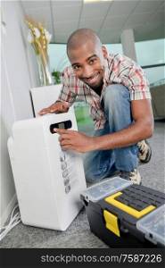 Repairing an air conditioning unit