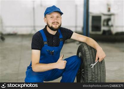 repairmen tire garage
