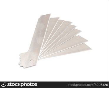 replaceable blade knife on a white background