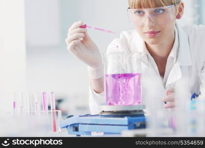 research and science doctor student people in bright labaratory representing chemistry education and medicine concept