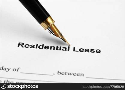 Residential lease