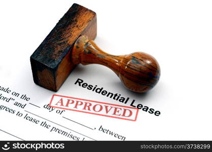 Residential lease - approved