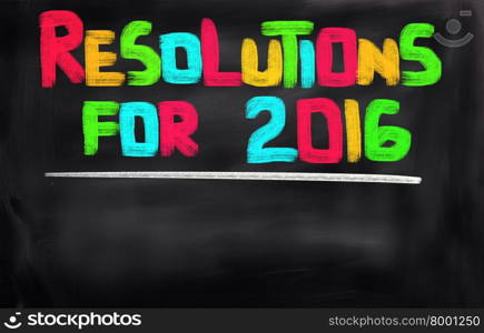 Resolution 2016 Concept