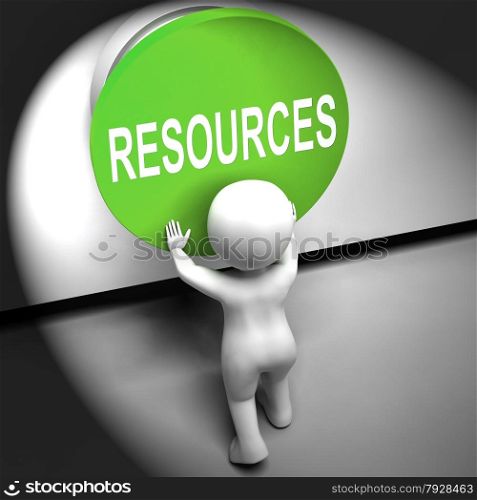 Resources Pressed Meaning Funds Capital Or Staff