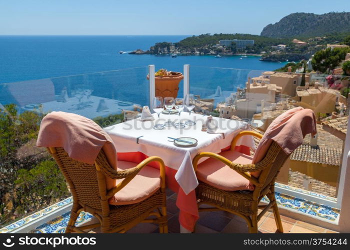 Restaurant with Sea Views in Majorca, Spain