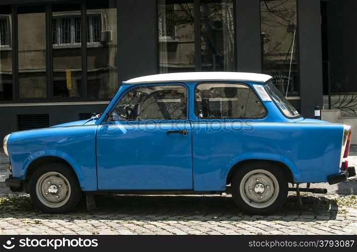 Restored vintage Trabant car