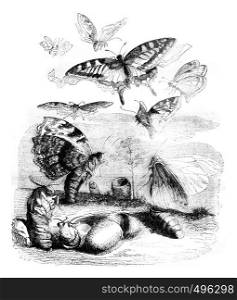 Resurrection, vintage engraved illustration. Magasin Pittoresque 1841.