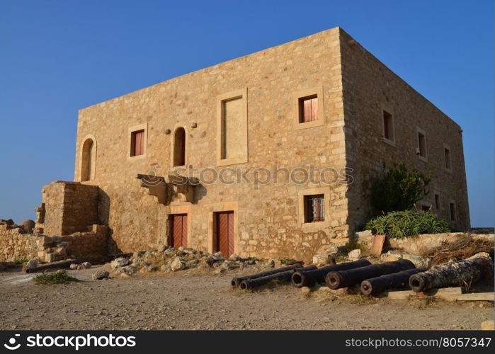 Rethymno city Greece Fortezza fortress armory landmark architecture