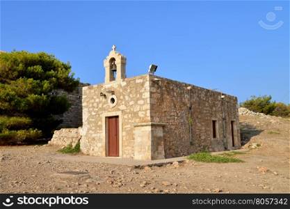 Rethymno city Greece Fortezza fortress chapel landmark architecture