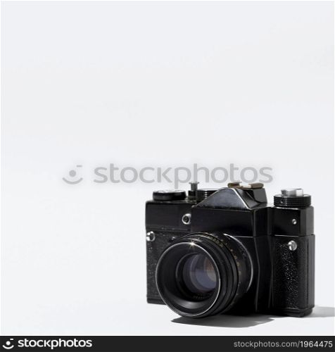 retro black camera arrangement. High resolution photo. retro black camera arrangement. High quality photo