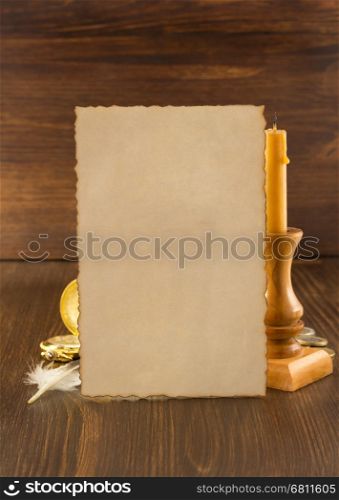 retro concept on wooden background