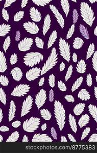 Retro leaves pattern background 3d illustrated