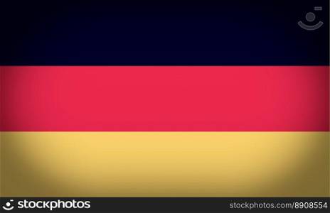 Retro look Flag of Germany. Vintage looking vignetted German flag of Germany