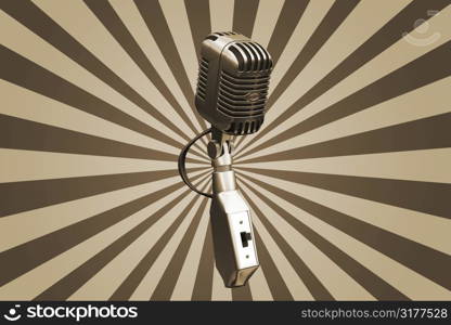 Retro microphone