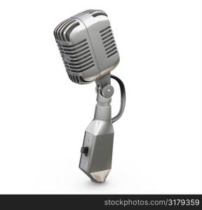 Retro microphone