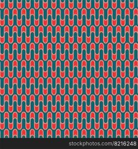 Retro seamless pattern in the style of the 70s and 60s. Geometric vintage pattern. Retro pattern in the style of the 70s and 60s