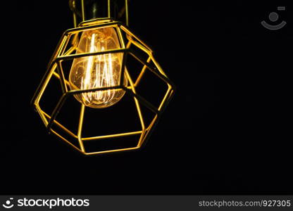 Retro style lighting decor