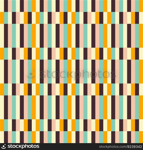 Retro vintage Checkered pattern. Retro geometrical seamless background. Vector illustration. Retro vintage Checkered pattern. Retro geometrical seamless background