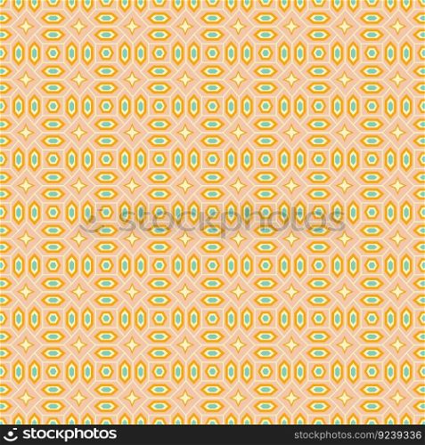 Retro vintage Mid Century pattern in 70s style. Retro geometrical seamless background. Vector illustration. Retro vintage Mid Century pattern in 70s style. Vector illustration