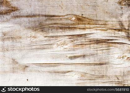 Retro wooden background, cracked plywood wall under the sunshine