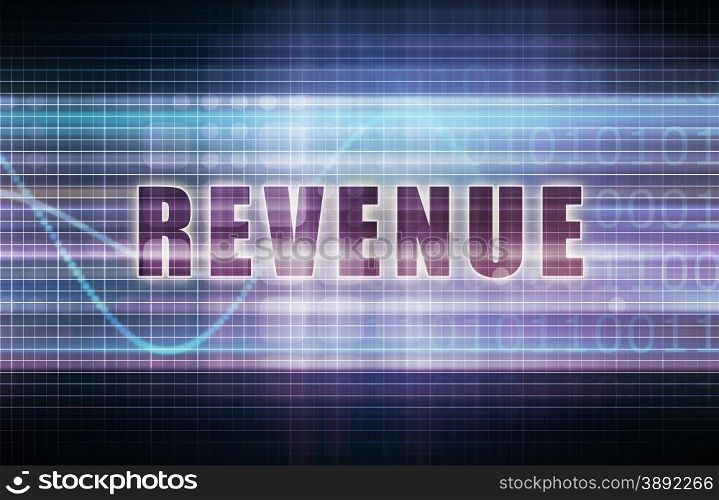 Revenue on a Tech Business Chart Art