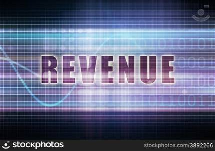 Revenue on a Tech Business Chart Art