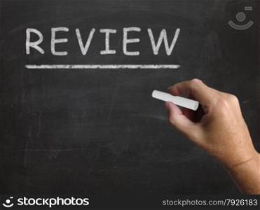 Review Blackboard Meaning Checking Inspecting And Evaluation