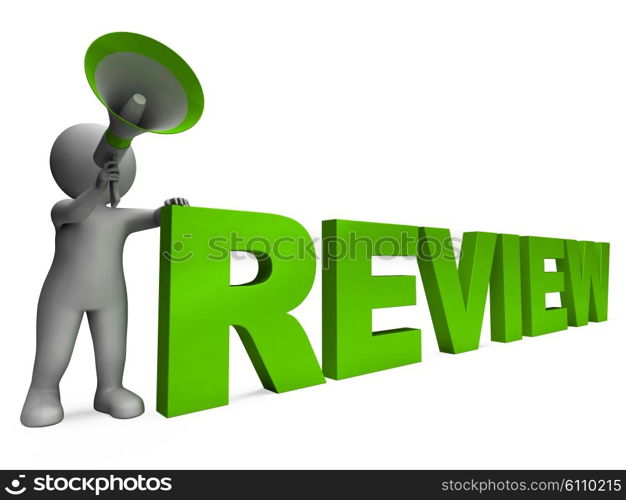 Review Character Showing Assessing Evaluating Evaluate And Reviews