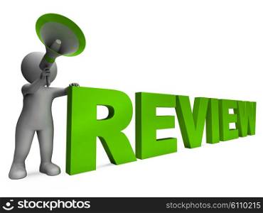 Review Character Showing Assessing Evaluating Evaluate And Reviews