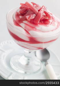 Rhubarb and Ginger Fool