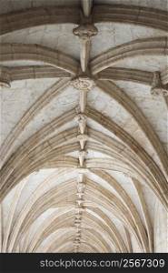 Rib-vaulted ceiling in Lisbon, Portugal.