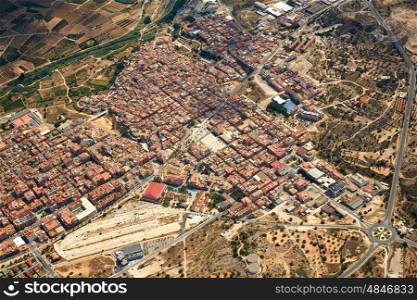 Riba-Roja Ribarroja del Turia village aerial photo in Valencia of spain