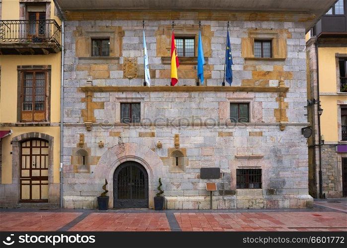 Ribadesella City Town Hall in Asturias from Spain