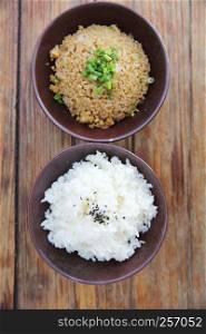 Rice with fried rice