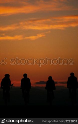 Riders at Sunset